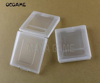 

OCGAME 50pcs/lot Clear Plastic Game Cartridge Cases Storage Box Protector Holder Dust Cover Shell For GameBoy GB GBC GBP
