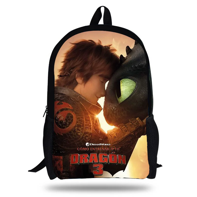 16 inch Mochila How To Train Your Dragon Design Boys Backpack High