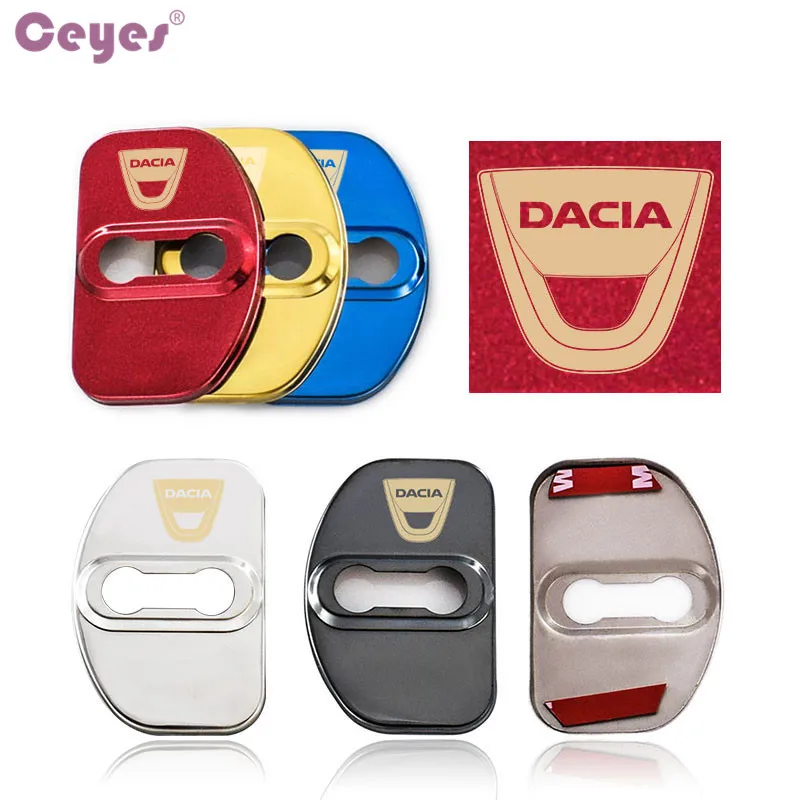 

Ceyes Car Styling Auto Door Lock Cover Fit For Renault Megane Scenic For Dacia Sandero Stepway Car Badge Accessories Car-Styling