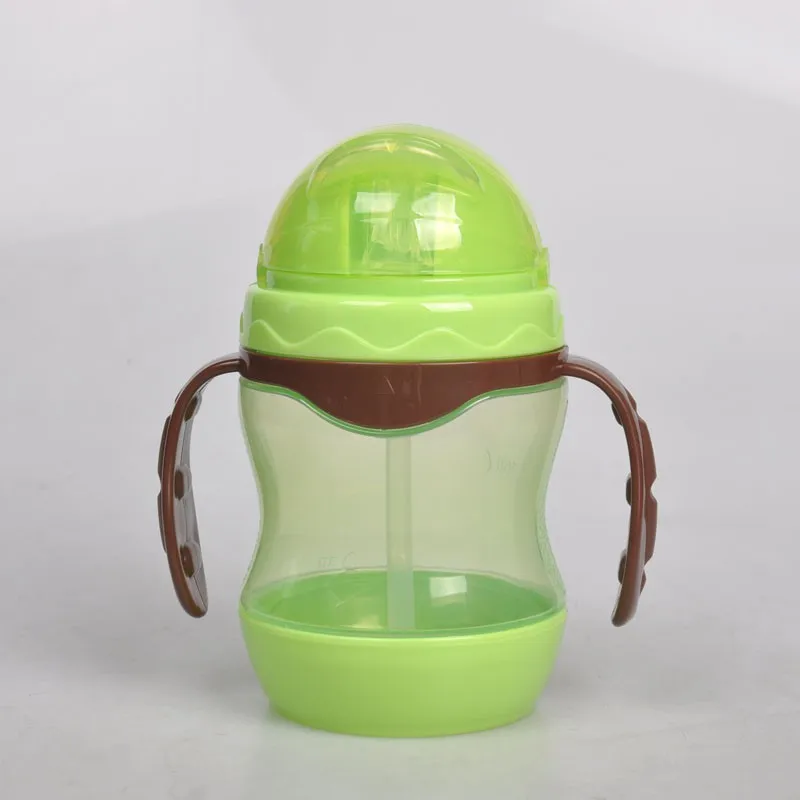 

Baby Children Training Cup Learn Feeding Drinking Water Straw Handle Cup Boy Girl Feeding Cup