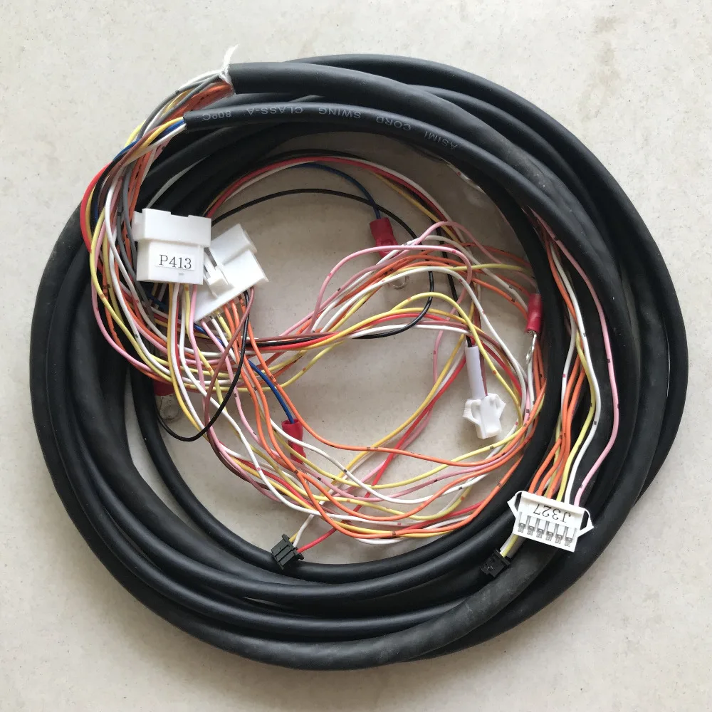 Проводные кабели Noritsu W412849 / W410489 (слева) + W412850 01 W410490 (справа) для цифровых