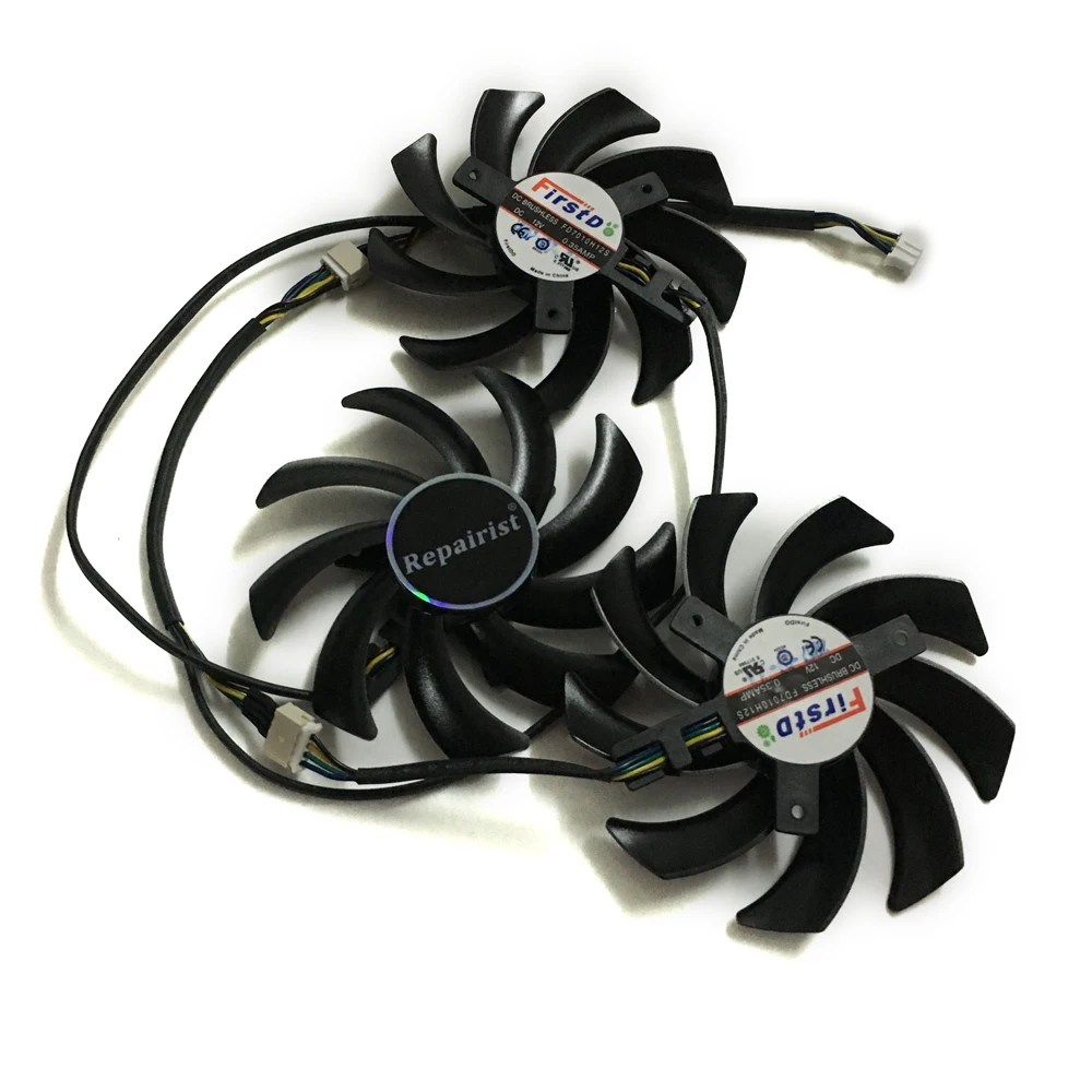SAPPHIRE R9 290X/390/390X GPU VGA вентилятор охлаждения для Sapphire 290X 4G 390 8G PRO 390X D5 Tri X ЗАМЕНА