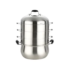 Энергосберегающие кастрюли из нержавеющей стали для приготовления пищи inox пароход супер герметичность Пароварка Горячая кастрюля с выпуском Пара 26 см 28 см многослойная