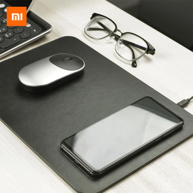 

Xiaomi MIIIW Smart Mouse Pad Phone Qi Wireless Charging Mousepad For iPhone 8 Plus/XS Samsung Xiaomi Mix3s Huawei Quick Charger