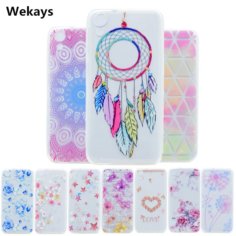 

Windbell Flower Dandelion Coque For HTC Desire 626 626W 626D 626G 626G+ Case Cute Soft TPU Silicone Cartoon Phone Cover Capa