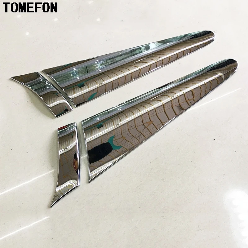 TOMEFON ABS хром для Toyota Sienta 2016 2017 второе поколение XP170 наклейки полосы молдинг