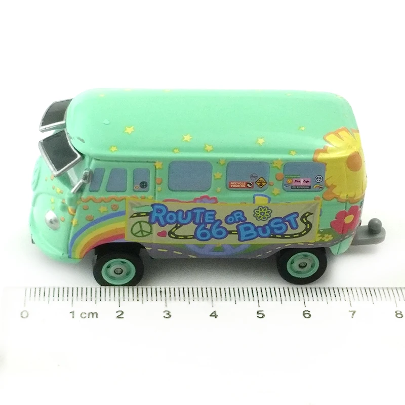 Disney Pixar Cars Fillmore с открытым Windshie 1:55 литая металлическая Игрушечная машина из