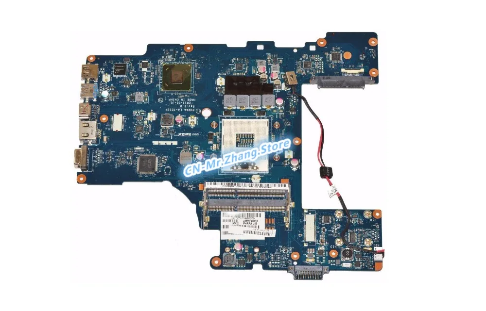 

Используется для материнской платы ноутбука Toshiba Satellite P755 P770 K000128610 LA-7212P DDR3