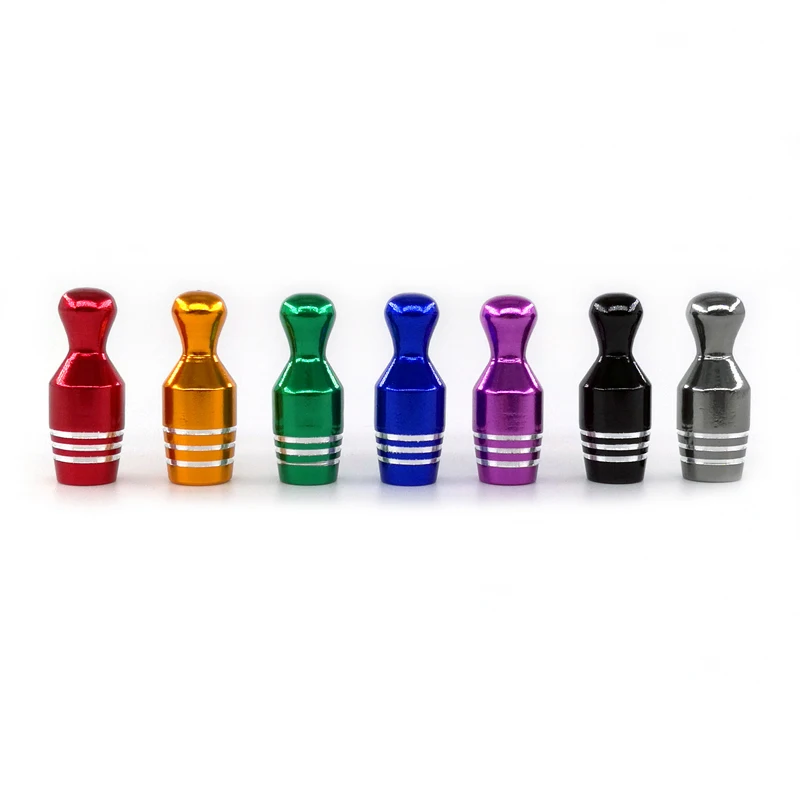 500pcs Bullet Aluminum Tire Valve Caps for Car Bike Motorcycle Alloy