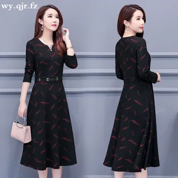 

JYYD9157H#Bride toast dress Waist adjustable Medium long style Evening Dresses Red and White Printing wholesale women clothing