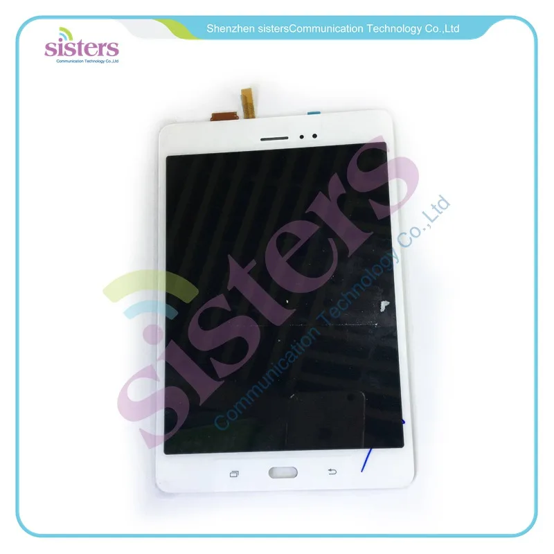 For Samsung Galaxy P355 LCD Display with Touch Screen Digitizer Sensors Full Assembly White Black Replacement white black blue lcd display touch screen digitizer full assembly replacement parts for samsung galaxy s4 i9500 i9505