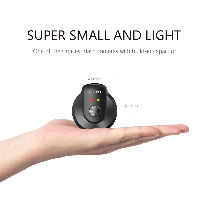 VIOFO WR1 Wi Fi конденсатор IMX323 датчик HD 1080P 30fps 160 градусов Novatek 96655 чип Автомобильный