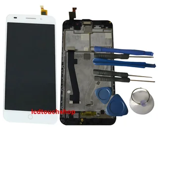 

RYKKZ For TCL 3S M3G LCD Display With Touch Screen With Frame Digitizer Assembly Replacement With Tools Black White Color