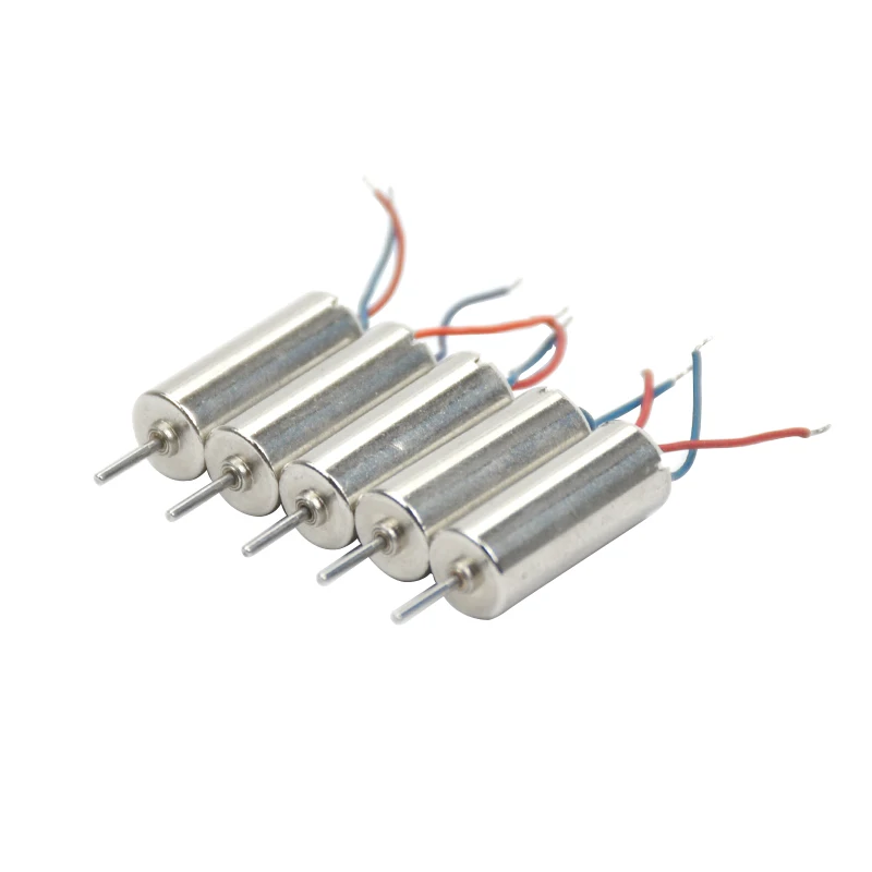 AIYIMA 10 unids Micro 615 motores sin núcleo NdFeB motor magnético para helicóptero avión robótico (614 edición mejorada)