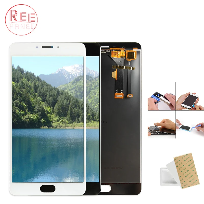 

6.0'' Display LCD Touch Screen With Frame For Meilan S685h Display Replacement Parts