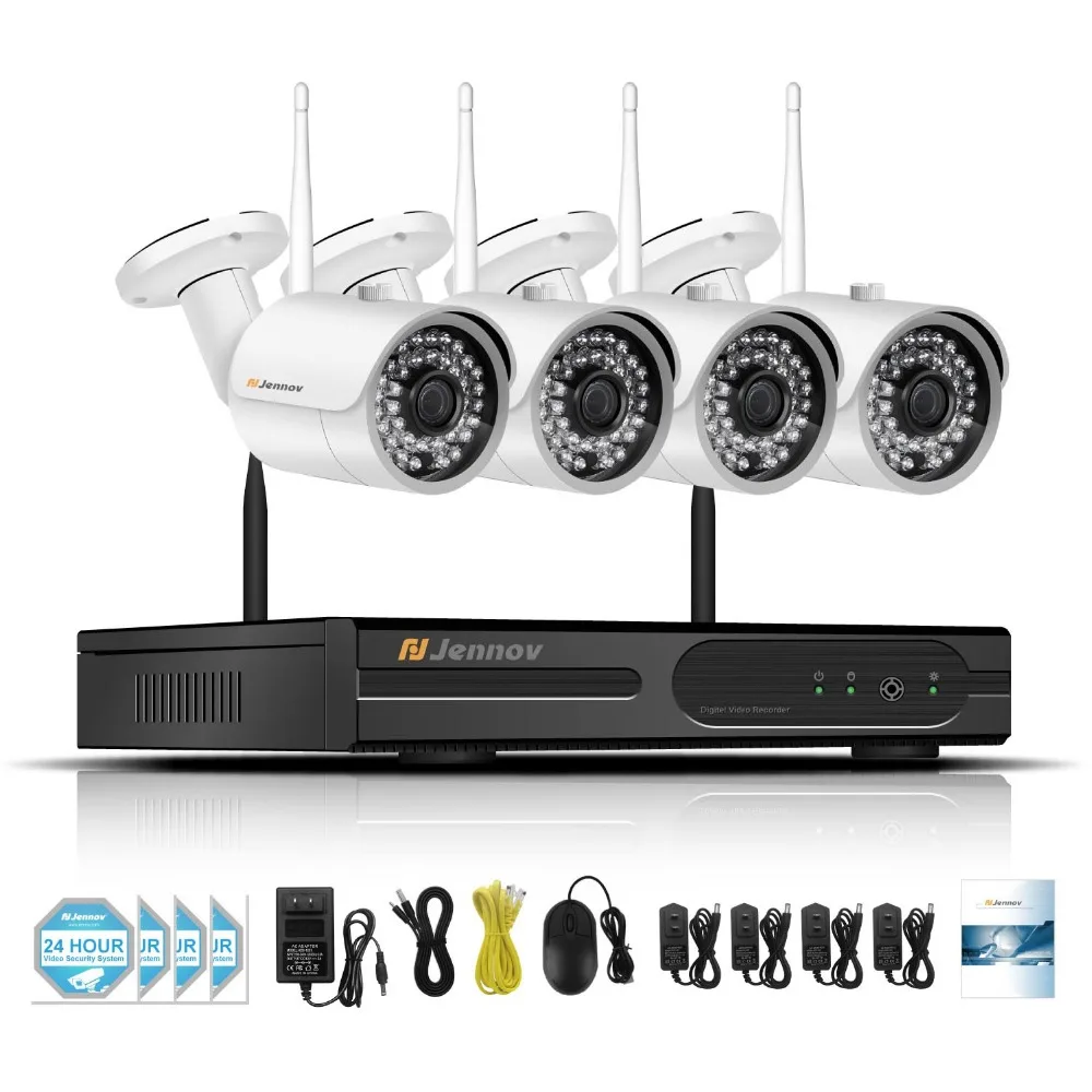 

HD 4CH CCTV Kit 960P 1.3MP Wireless Home Security IP Camera System With NVR Wifi Video Outdoor Surveillance Kis CCTV Set Camara