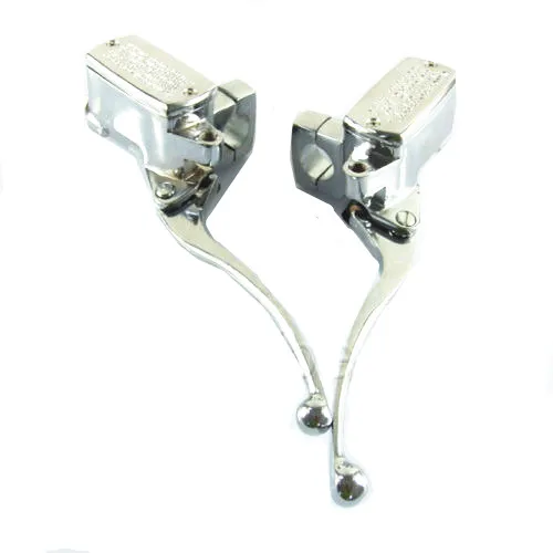

Chrome 25mm 1" Motorcycle Brake Hydraulic handlebar Control Cylinder Master Clutch Lever For Honda Yamaha Harley Suzuki Kawasaki
