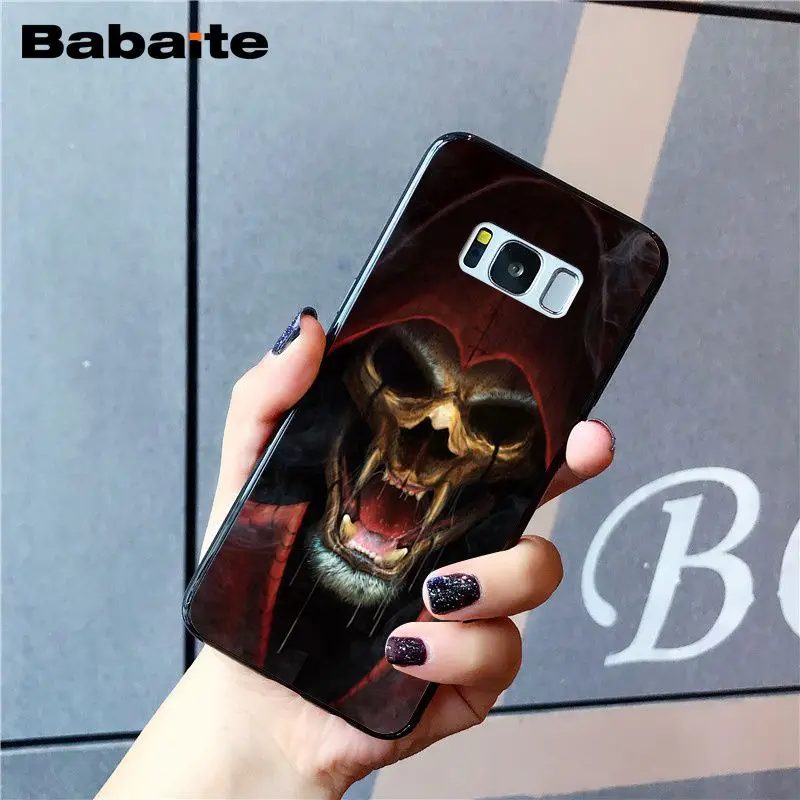 Чехол для телефона Babaite Grim Reaper Skull Skeleton Design Samsung Galaxy S20 S9 plus S7 edge S10 Plus S10E S10lite S8