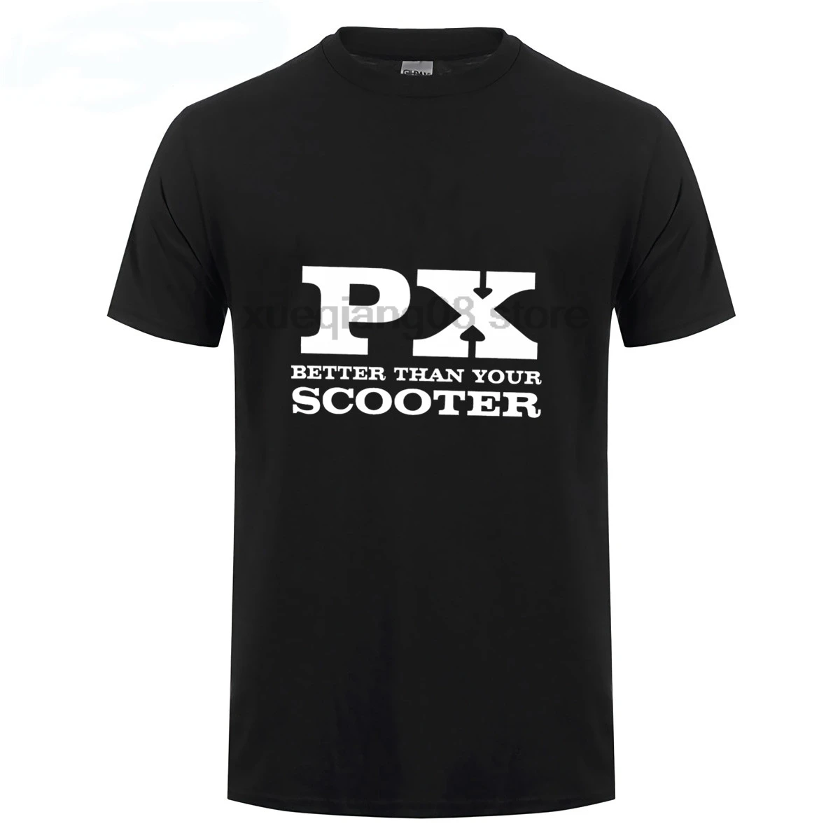 

T-shirt VESPA PX better than your scooter Piaggio LML - Maglia Cotone 100% NERO