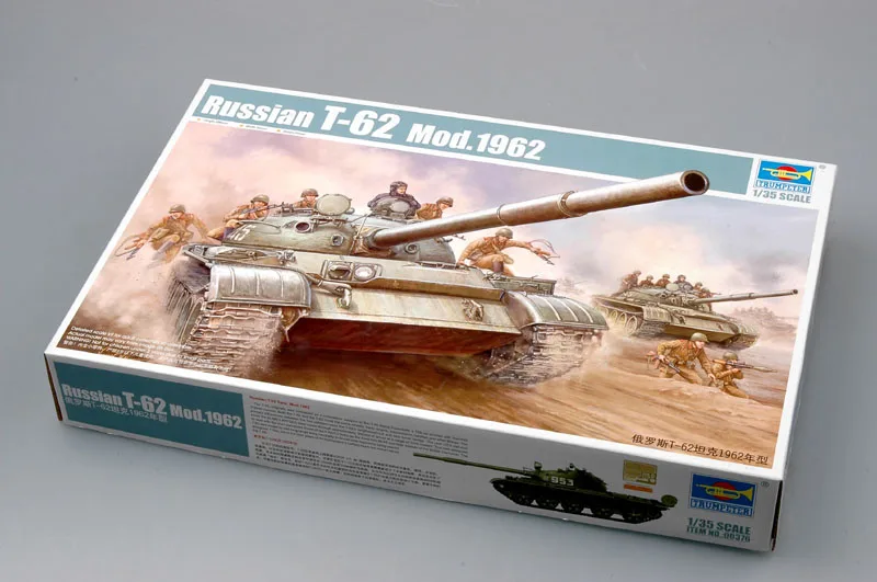 Модель Trumpeter 00376 1/35 русский T-62 Mod.1962 Танк модель комплект