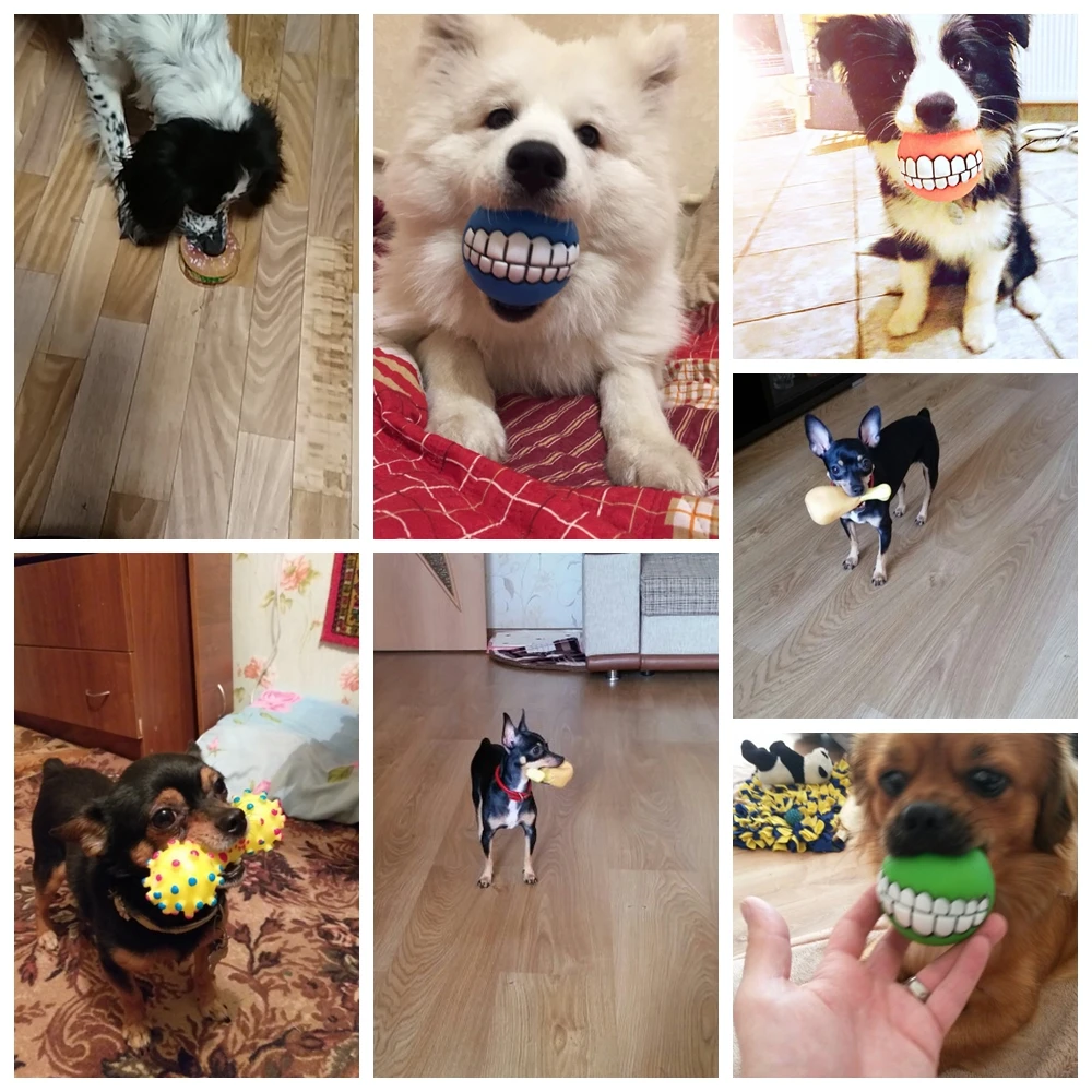 Dog Toys Squeaking Pet Chew Bite Toy Screaming Interactive Drumstick Lips Ball For Dogs Puppies Pet Products Dog Games TY0051 (3)