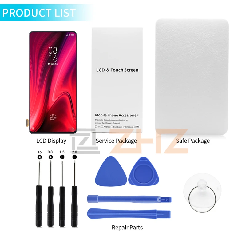  Original Amoled for Xiaomi Mi 9T lcd display Touch Screen Digitizer assembly for Redmi K20 LCD K20 