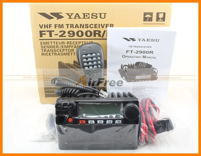 Оригинальный YAESU FT 2900R большой диапазон мобильный радио 75 Вт Высокая мощность