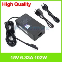 15 V 6.33A 102 W зарядное устройство 1798 Ноутбук ac адаптер питания для microsoft Surface Book Core i7 с производительной базой модель 1785
