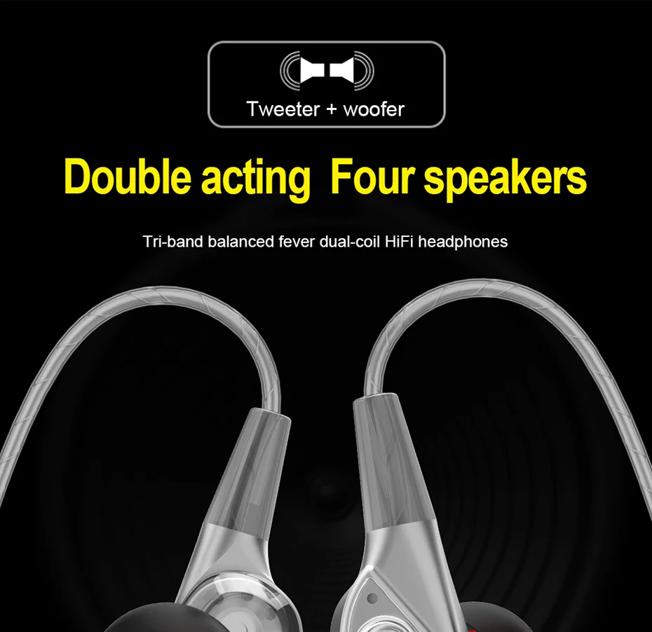 KHP Hifi Devices Earbuds Bass Earphone Headphone For Phone Gaming Headphones Headset Earphones With Microphone Fone De Ouvido (7)