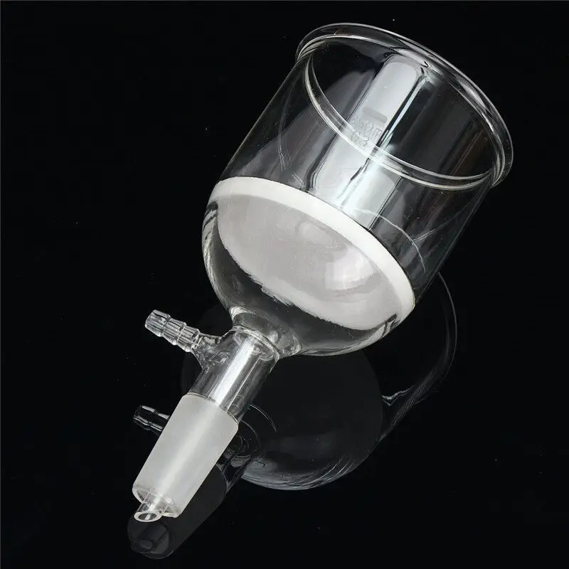 350ml 24/40 Glass Buchner funnel 3 Suction Filter Lab Chemistry