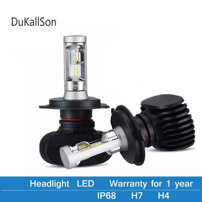 

H4 Led H7 H1 H11 Car Headlight Bulbs S1 CSP Chips H3 H8 H9 HB3 HB4 9005 9006 LED Fog Light 50W 8000LM 6500K Car lights