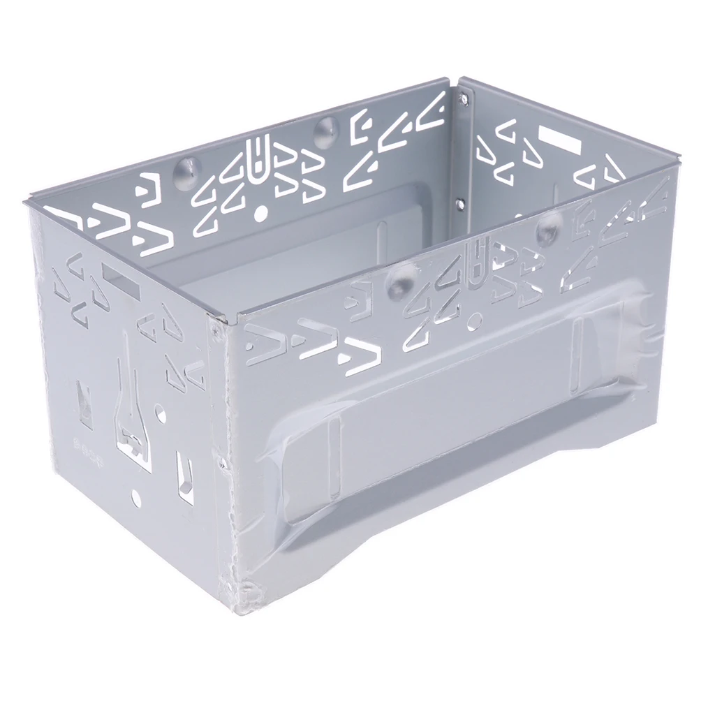 

Sliver ISO 2DIN Car Auto Stereo Radio Refitting Installation Metal Cage Auto Interior Parts Cage mйtallique jaula metбlica