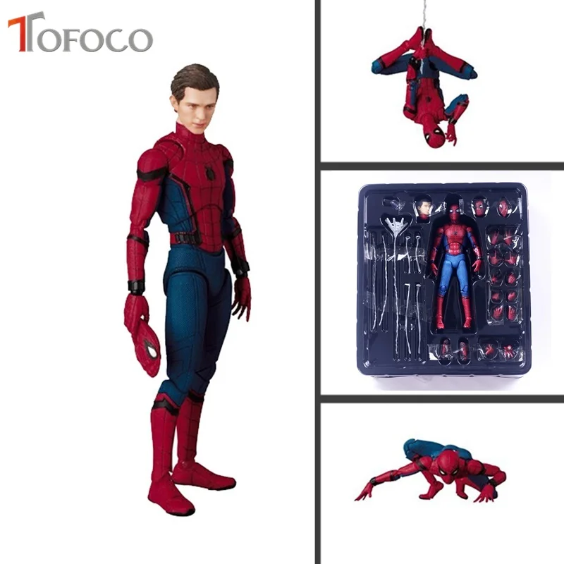 TOFOCO 18cm PVC Spiderman font b Action b font font b Figure b font font b
