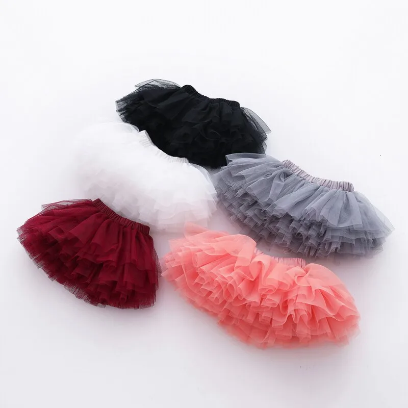 

Girls Skirts Summer Lovely Fluffy Soft Tulle Baby Girls Tutu Skirt Pettiskirt Kids Mother Daughter Skirts Children Clothes