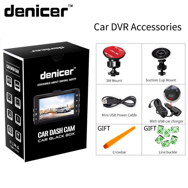 Novatek 96655 Car DVR Camera Full HD 1080P Dash Camera 30Fps Video Registrator Car 170 Degree Dash Cam Night Vision Recorder Car