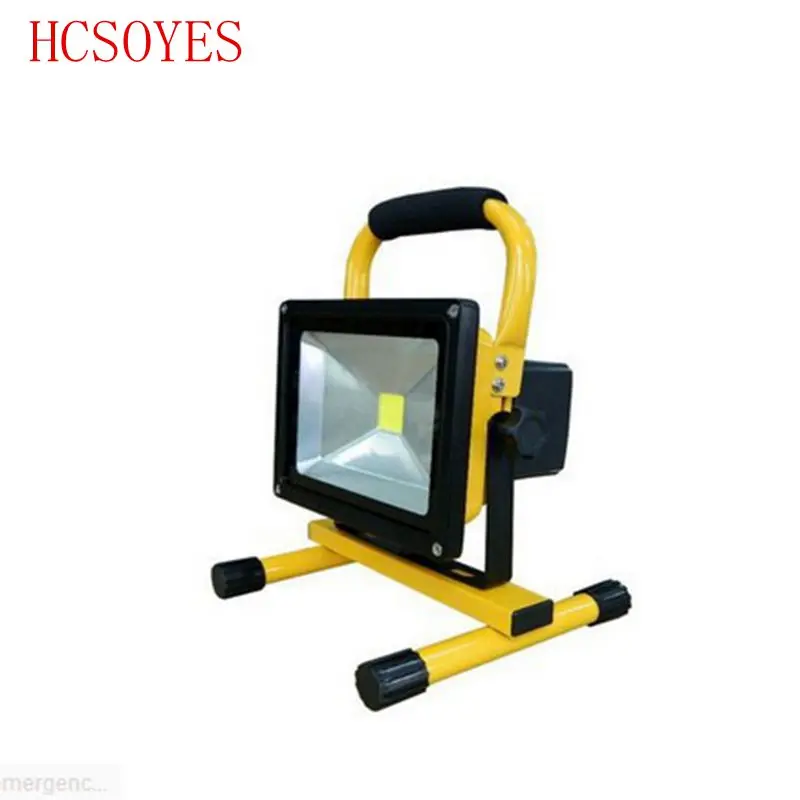 

10W LED floodlight whit Portable Chargeable Led Spotlight battery powered waterproof outdoor led spot lamp Input voltage:85-265