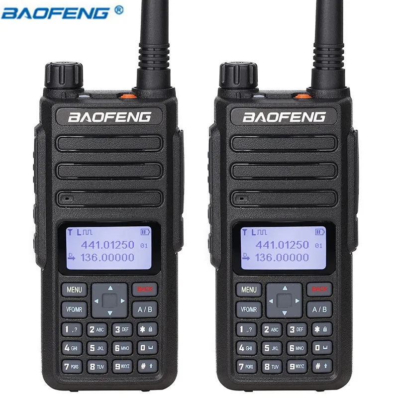 

2Pcs Baofeng DM-860 Dual Band Dual Time Slot Digital Two Way Radio Walkie Talkie Transceiver DMR Motrobo Tier1 Tier2 RadioDM1801