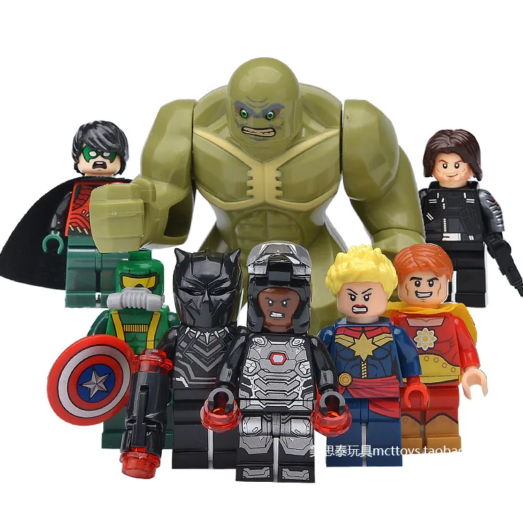 

Marvel Collection Robin Black Panther War Machine Hyperion Toy Minifigs Building Blocks Compatible With Lego