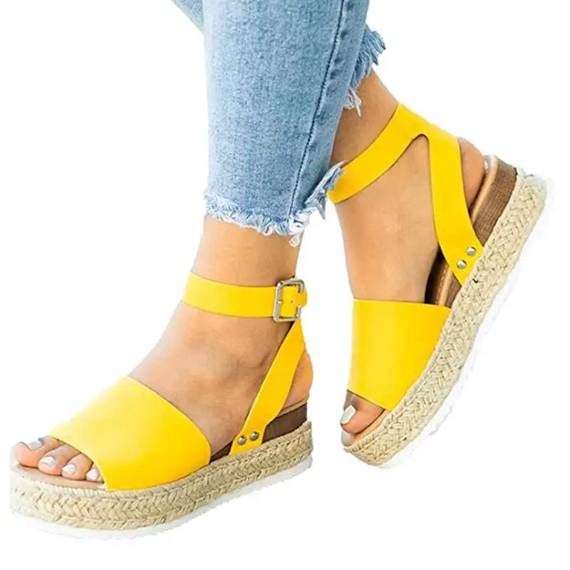 

Wedges Shoes For Women High Heels Sandals Summer Shoes 2019 Flip Flop Chaussures Femme Platform Sandals 2019 Plus Size