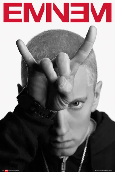 EMINEM-МУЗЫКА искусство шелковый Плакат | Дом и сад