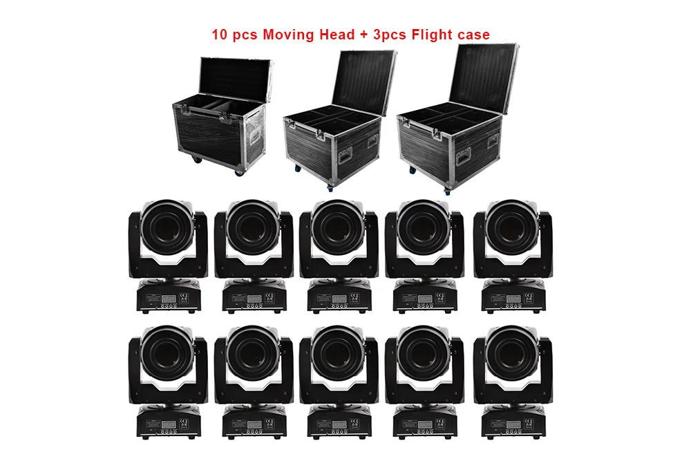 10pcs 60W LED Spot Moving Head Light