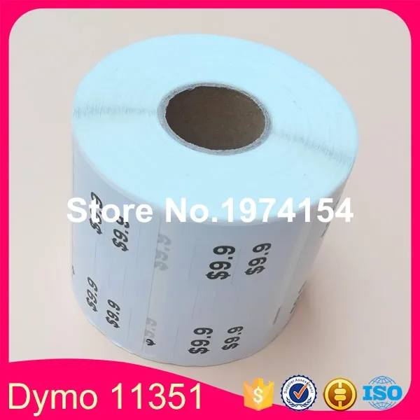 20 x рулонов совместимые с dymo этикетки 11351 ювелирных изделий термобумага 54 мм 11