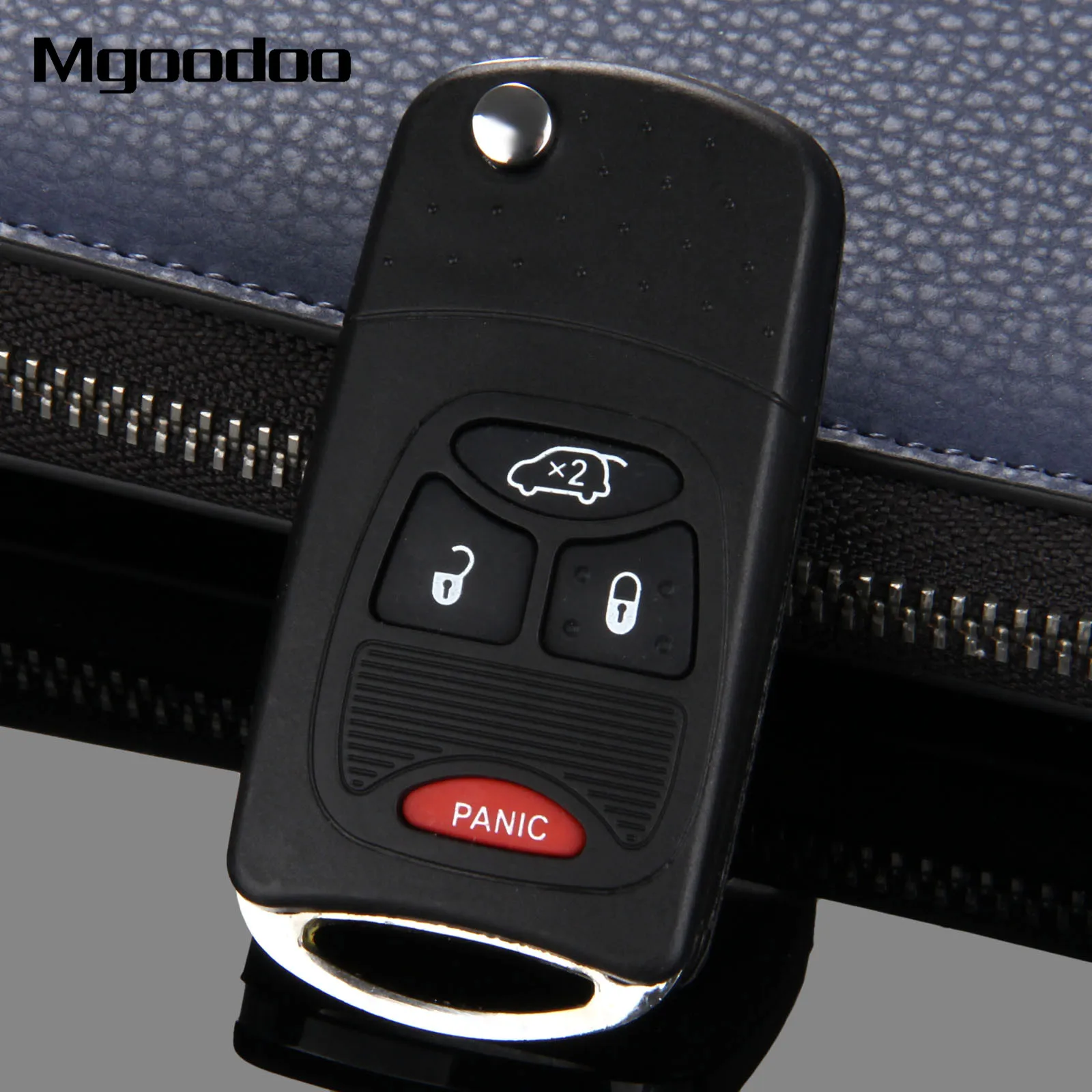 

4 Button Remote Flip Folding Key Shell Case Fob For Chrysler 200 PT Cruiser Sebring Pacifica Jeep Wrangler Dodge Avenger Caliber