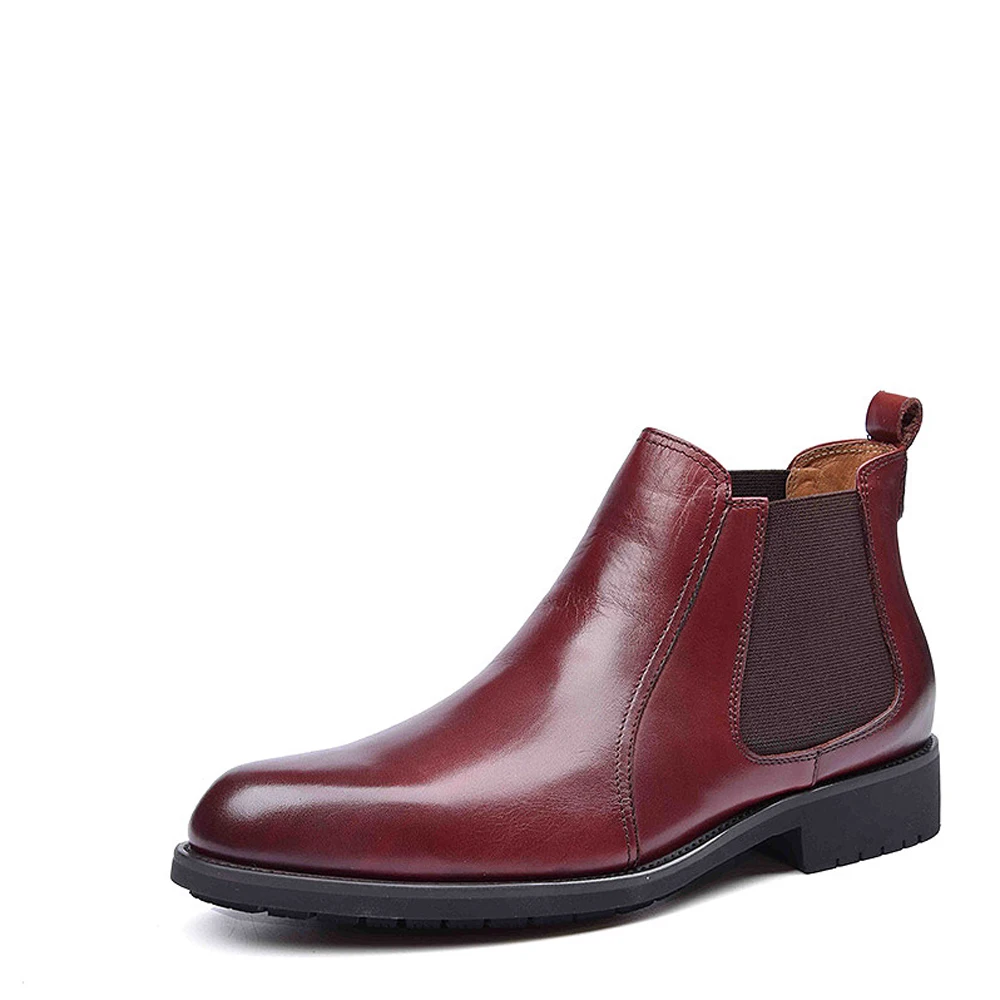 elastic band round toe flat heel men's sneakers