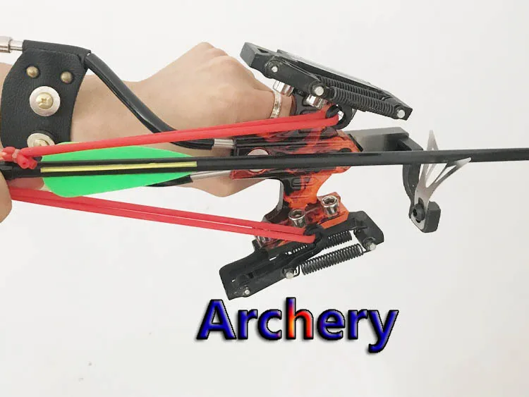 Poderosa Elastic Pesca Caça Catapult Catapult Slingshot