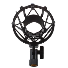 Черные амортизаторы miniphone Mic подходит для MXL, конденсатора EV MICs