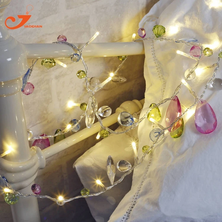 

Diamond string lights garland fairy holiday led light chiildren party spring garden lights battery powered party 3V AA indoor