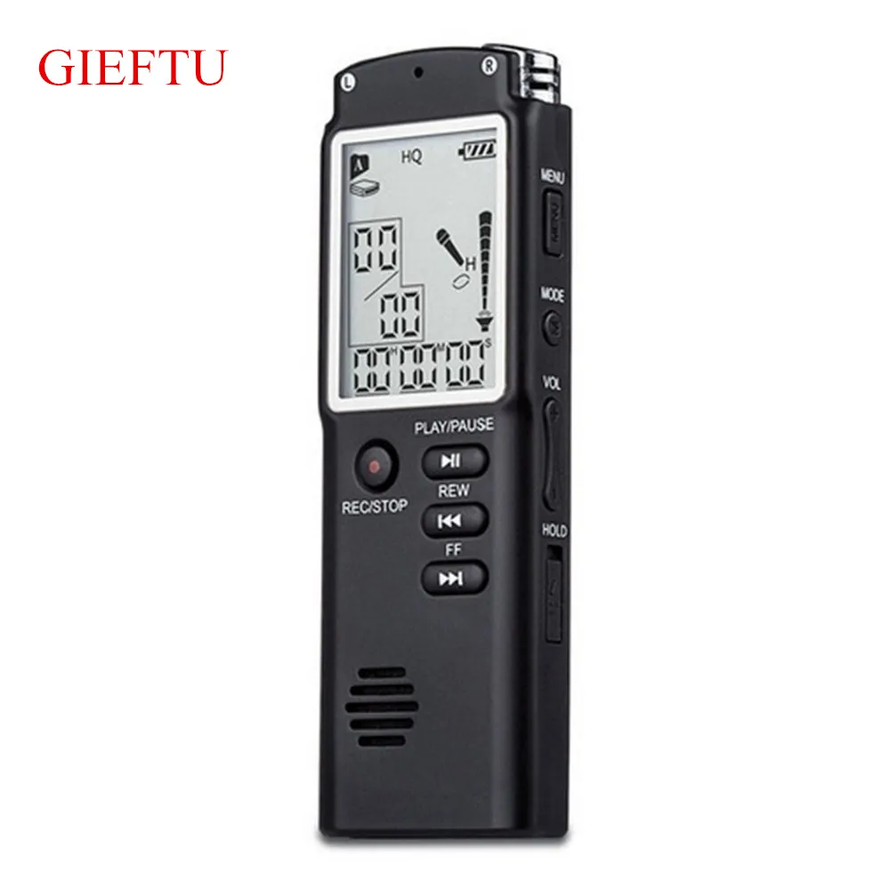8GB Professional T60 Time Display Recording Digital Voice Audio Recorder Dictaphone MP3 Player