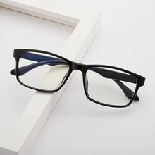 Ретро стиль колледжа прозрачные линзы синие оптоэлектронные компьютерные очки женские прозрачные линзы, оправа