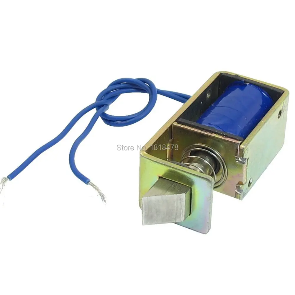 

Fujiang JF-0837DL Electric Door Lock Open Frame Solenoid Electromagnet 10mm 15N DC 24V